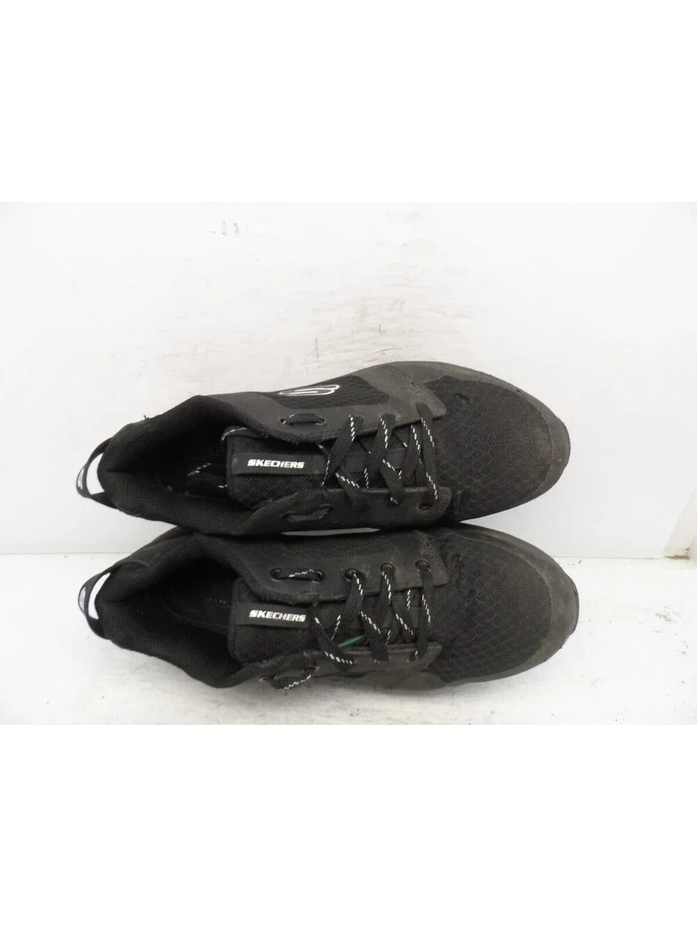 SKECHERS WORK Men's Aluminum Toe SP Athletic Work Shoes 99999068 Black 7.5M
